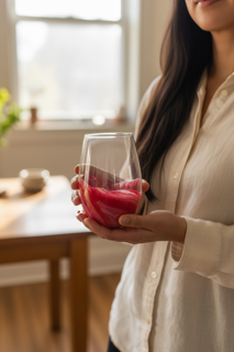 Red, Pink, Gold Held by Lady.jpg