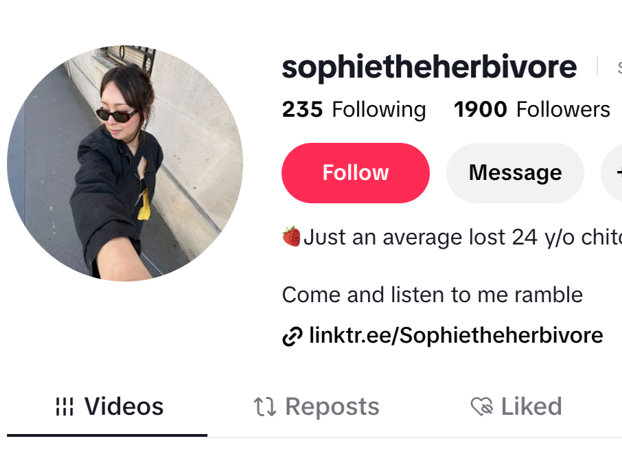 TikTok Project - Sophie The Herbivore