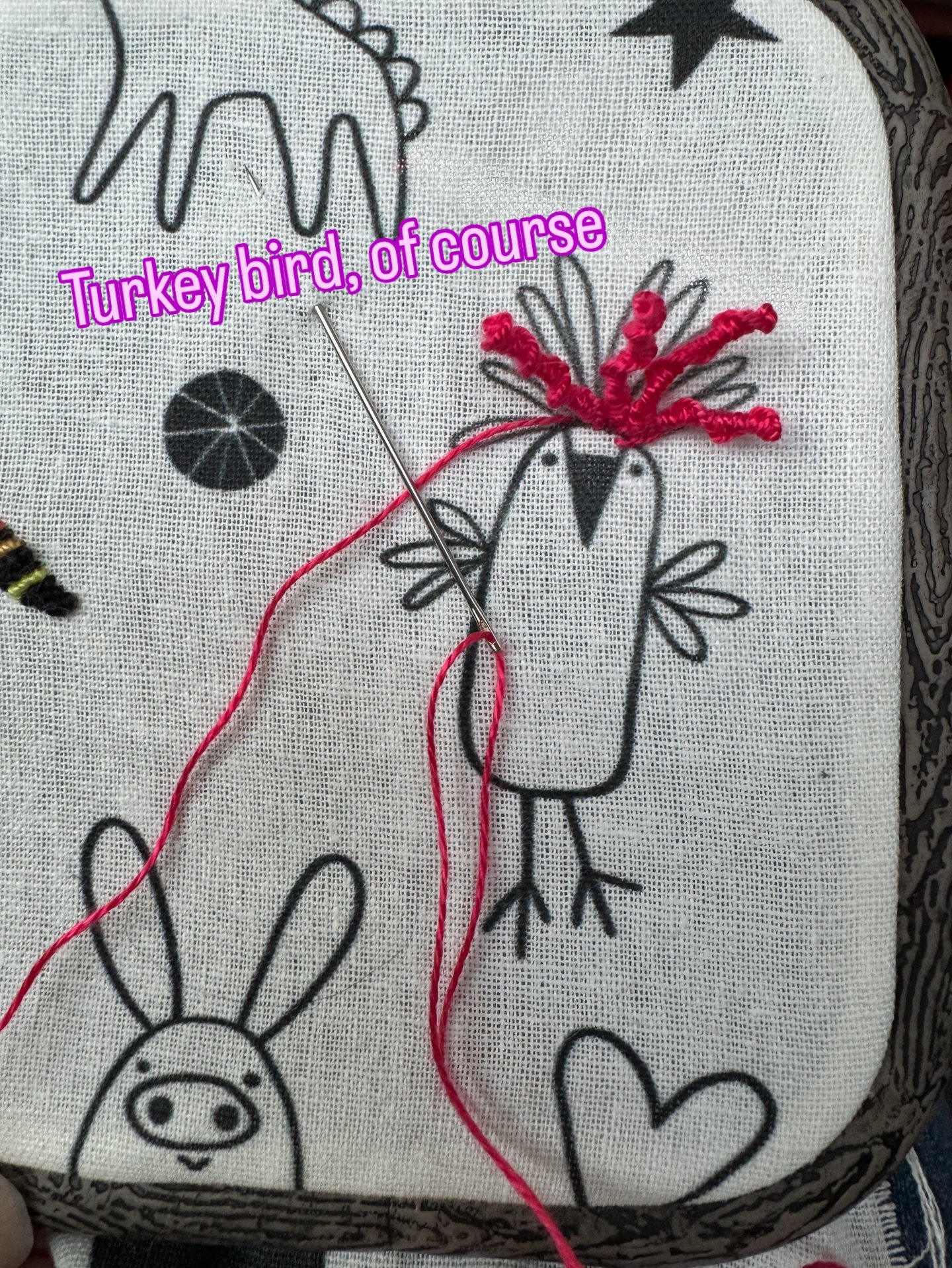 Happy Thanksgiving! 

I&rsquo;ve been playing with my Thingimal 1/8th from @fishmuseum , and I&rsquo;ve decided it&rsquo;s the ideal packing/road trip project. Even with just 5 minutes stolen between tasks I can make a little progress. 

I&rsquo;m es