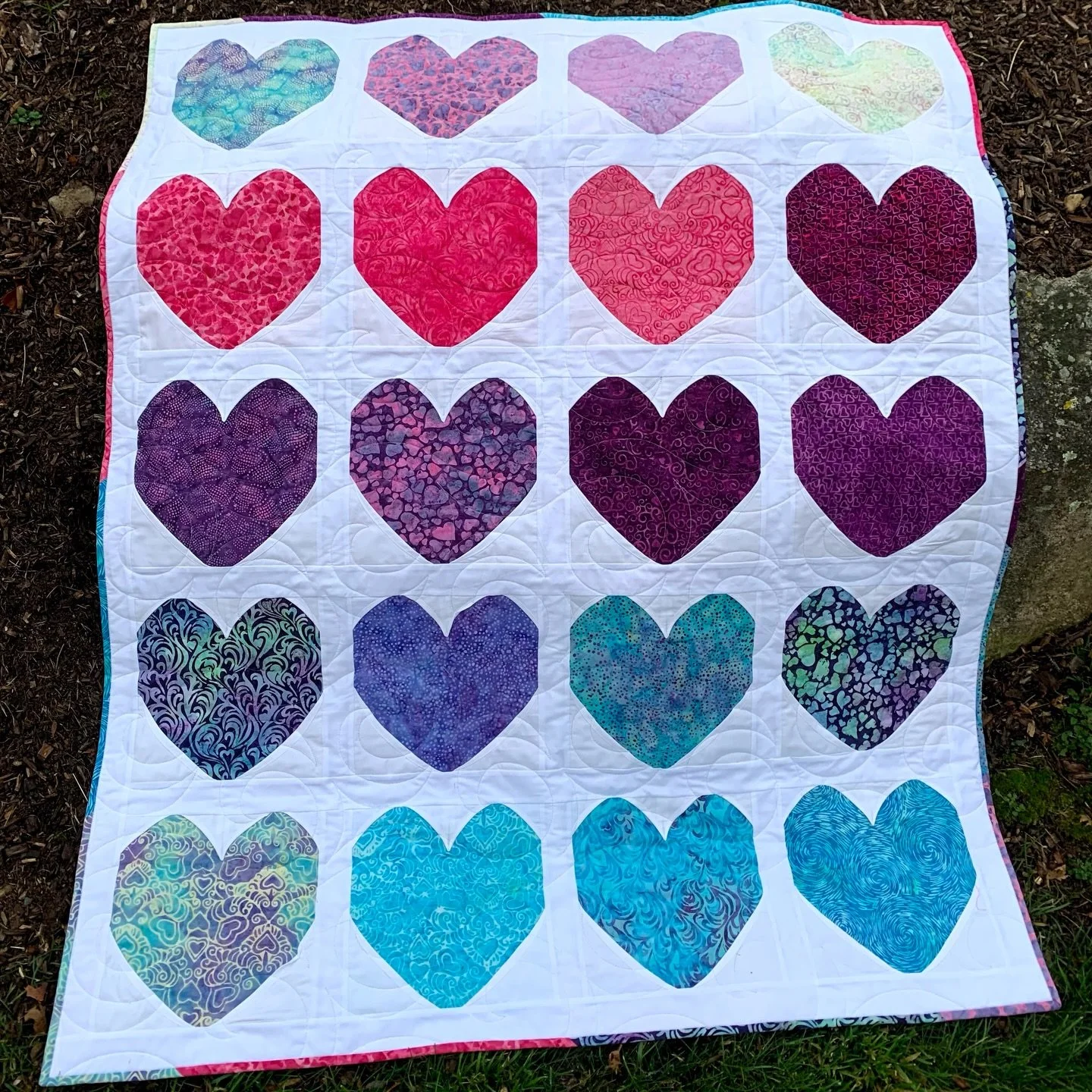Looking for the perfect Valentine&rsquo;s Day quilt pattern? Look no further.

Windows to My Heart is the perfect pattern to show off your favorite large scale prints. You don&rsquo;t need to cut the heart in half, due to clever construction. The cur