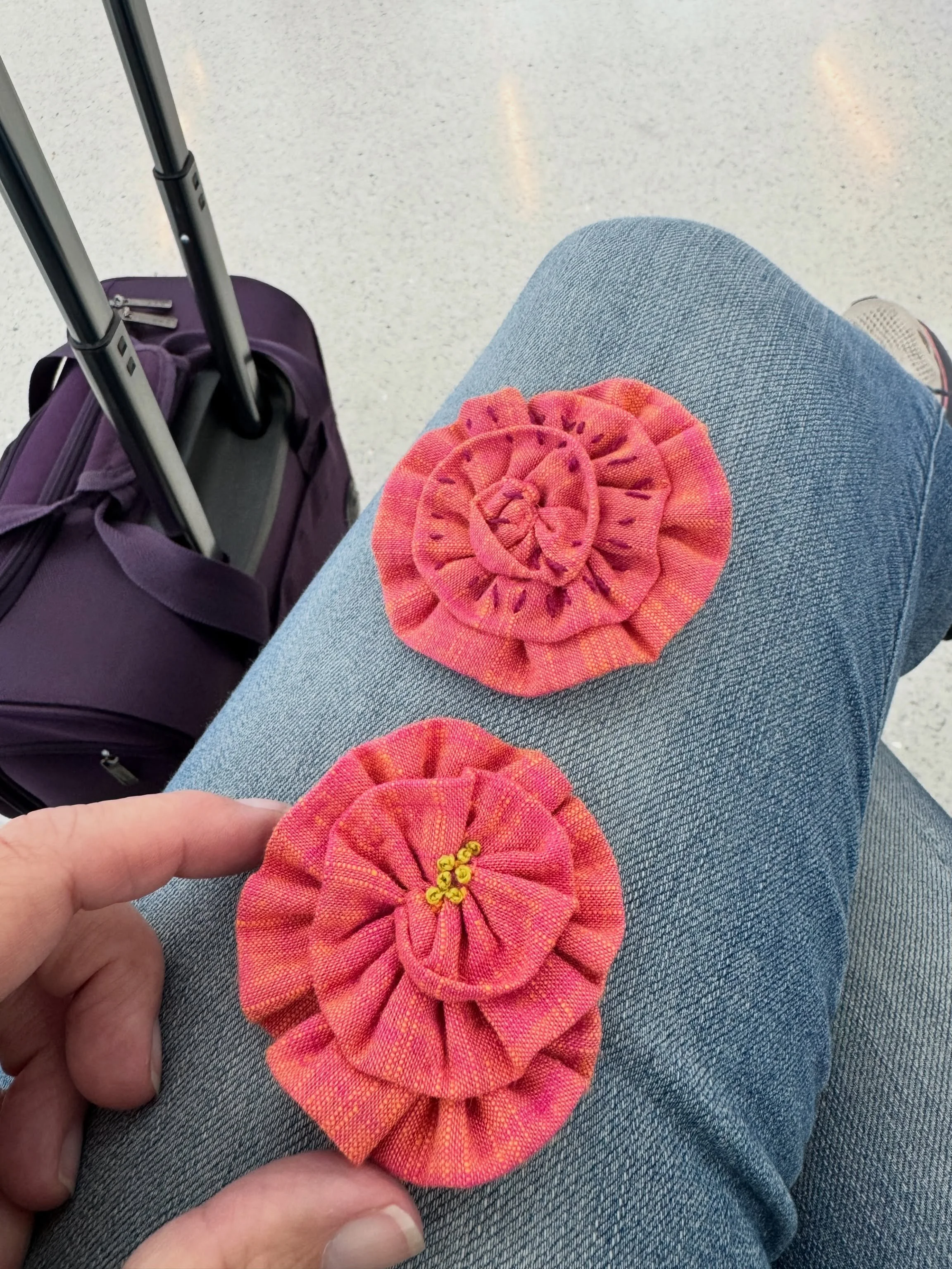 Yesterday we did a day trip to Leavenworth, WA. Super fun &ldquo;Bavarian&rdquo; village made for tourists like me. Our fellow tourists on the bus were startled that not only do I sew, but I was actively sewing at that moment. Not sure how they maint