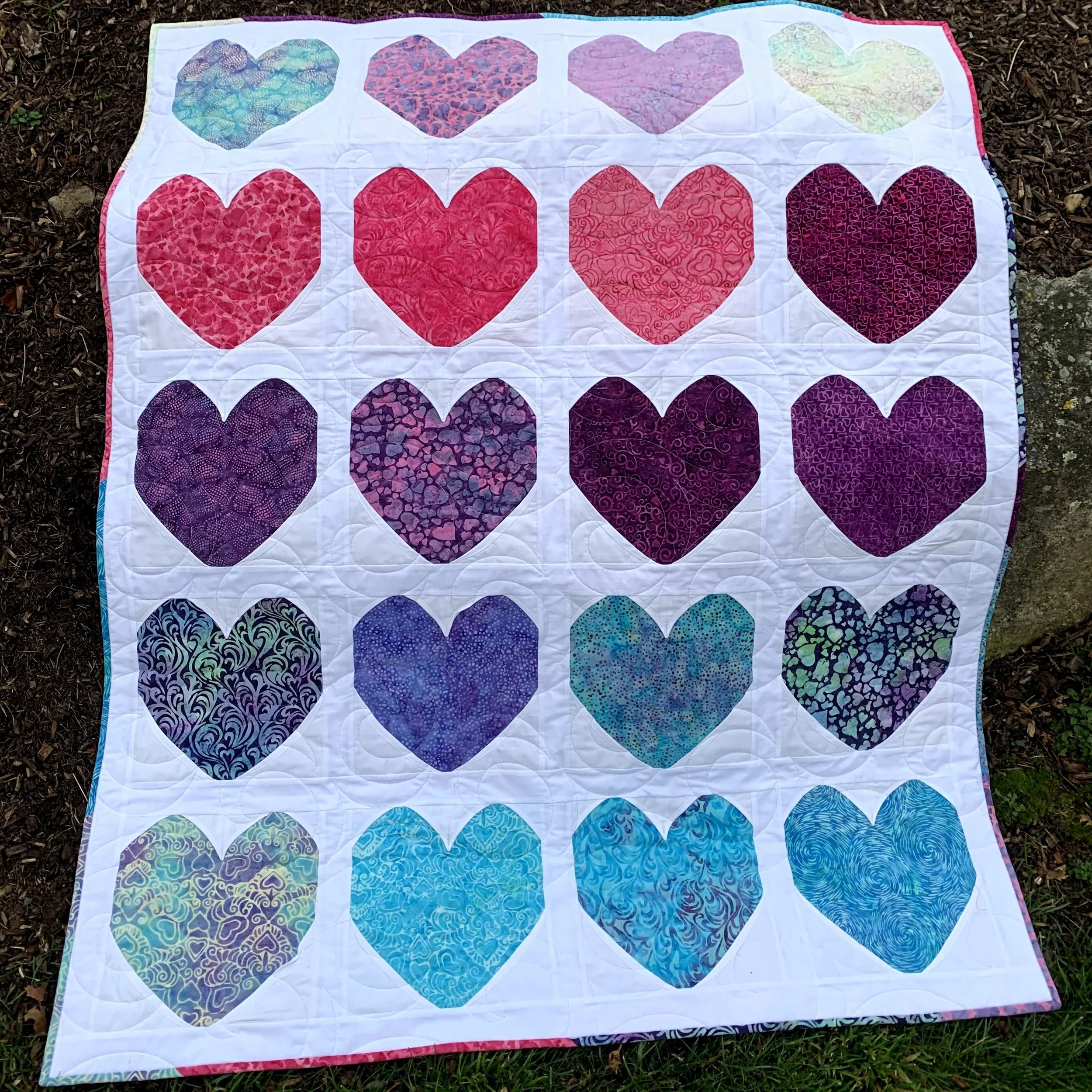 Windows to My Heart Quilt PDF Pattern