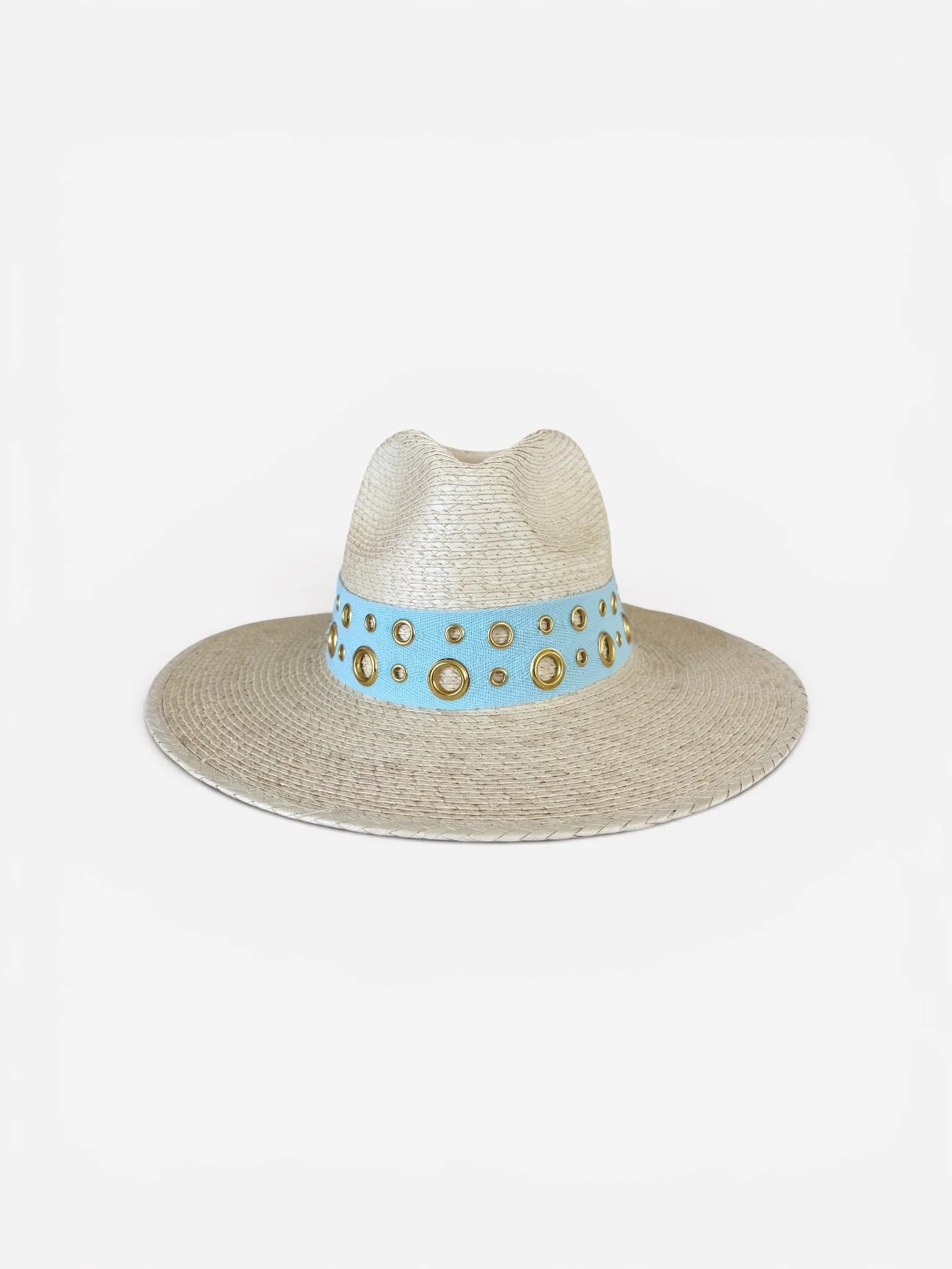 Coastal Sand Tone & Sky Blue hat - La Provence