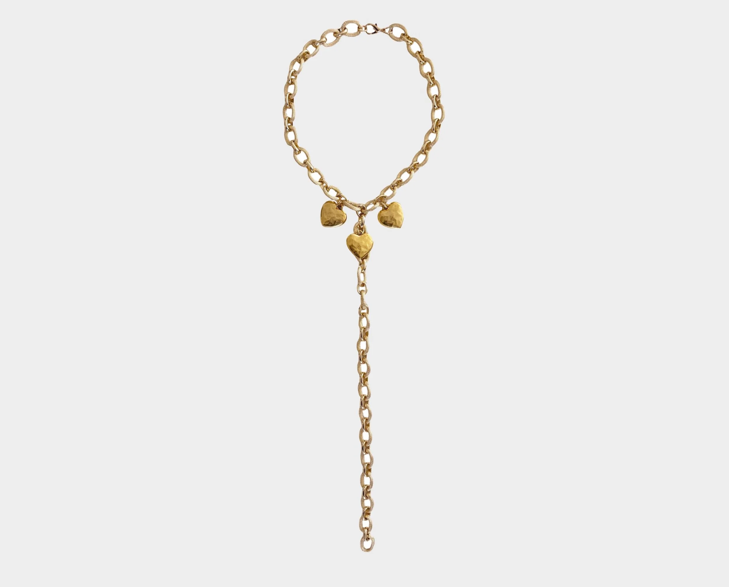 Cœur Cascade Baroque Gold Sautoir Necklace - The St. Barts