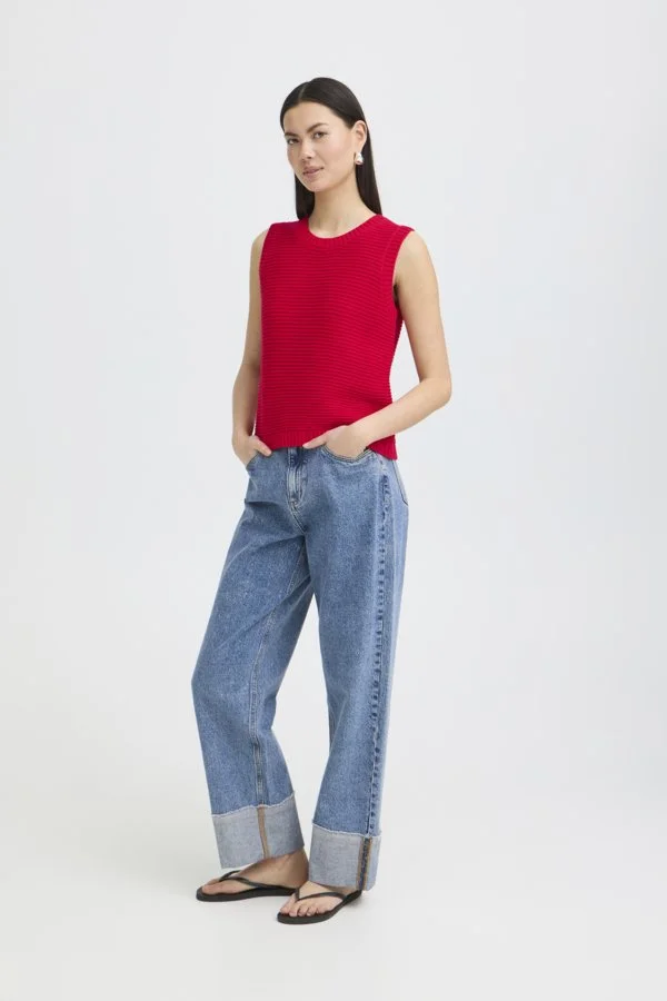 Fire Dotty Knit Tank