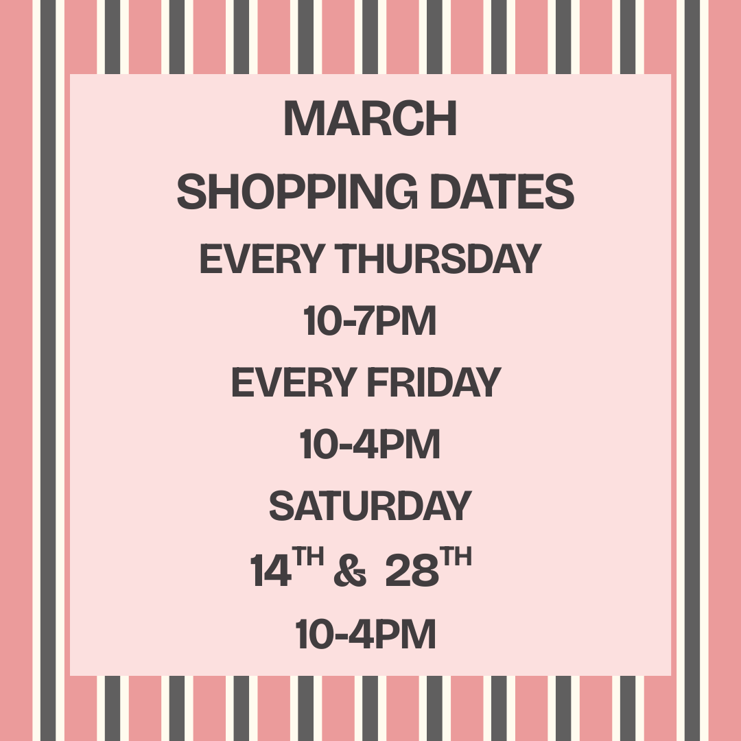 March Pop In Dates……