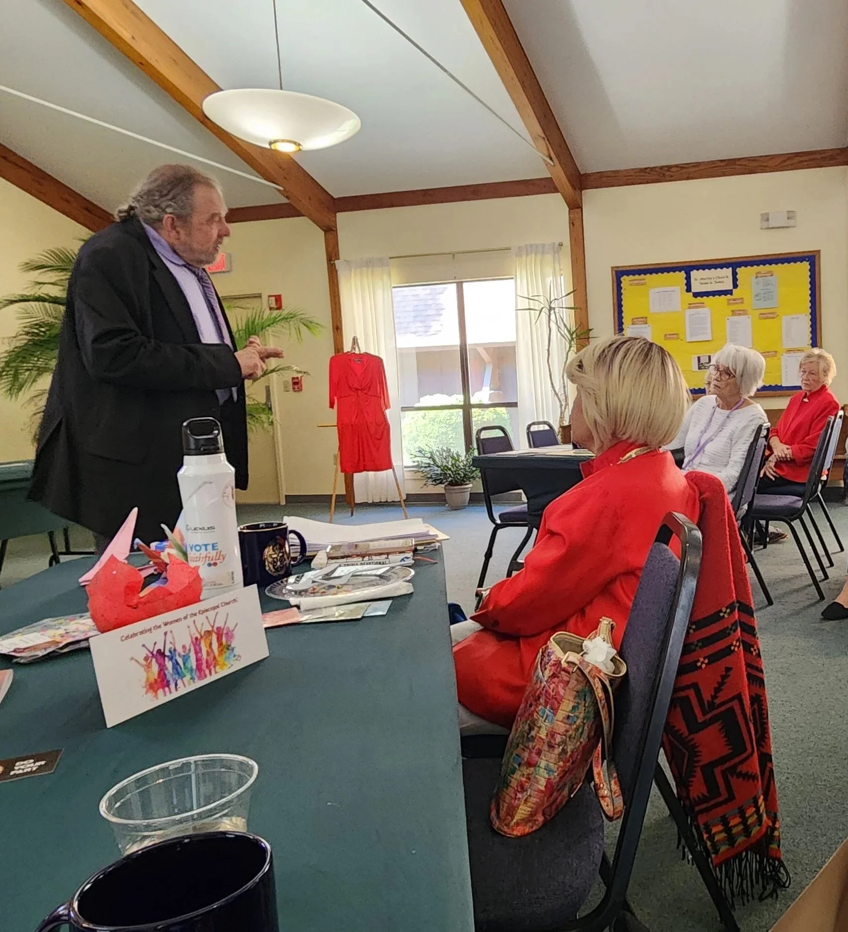 Dr. Mark Biddle, Beblon Parks, Kathy Jimerson, and Carol McElhinney 