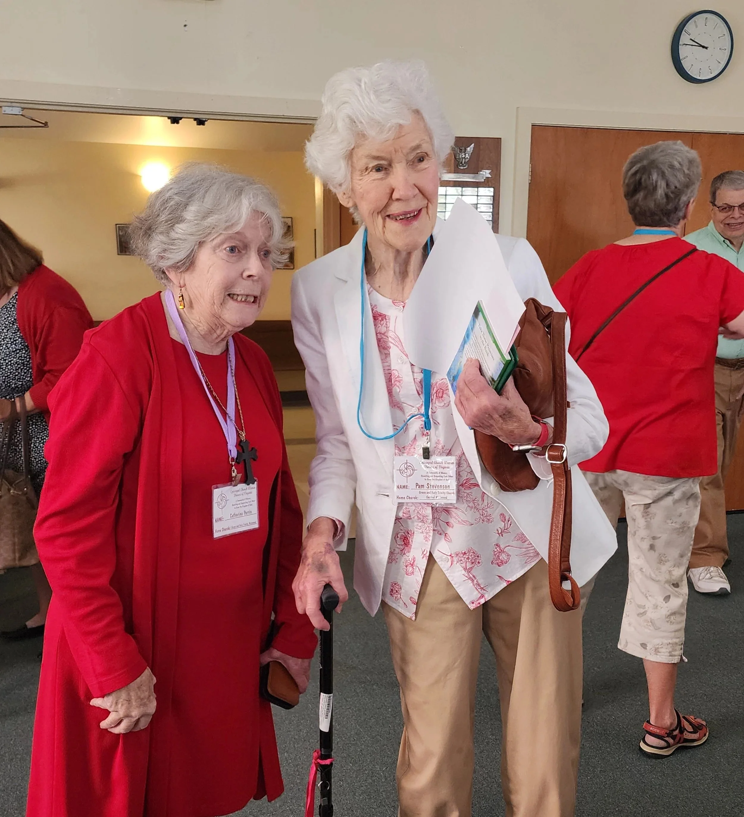 Catherine Perrin and Pam Stevenson