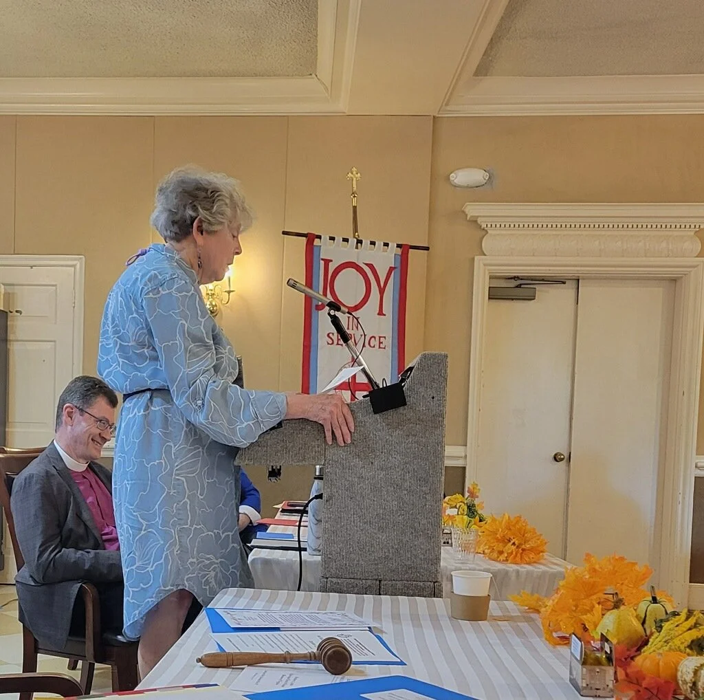 President Catherine Perrin Introducing Bishop Stevenson