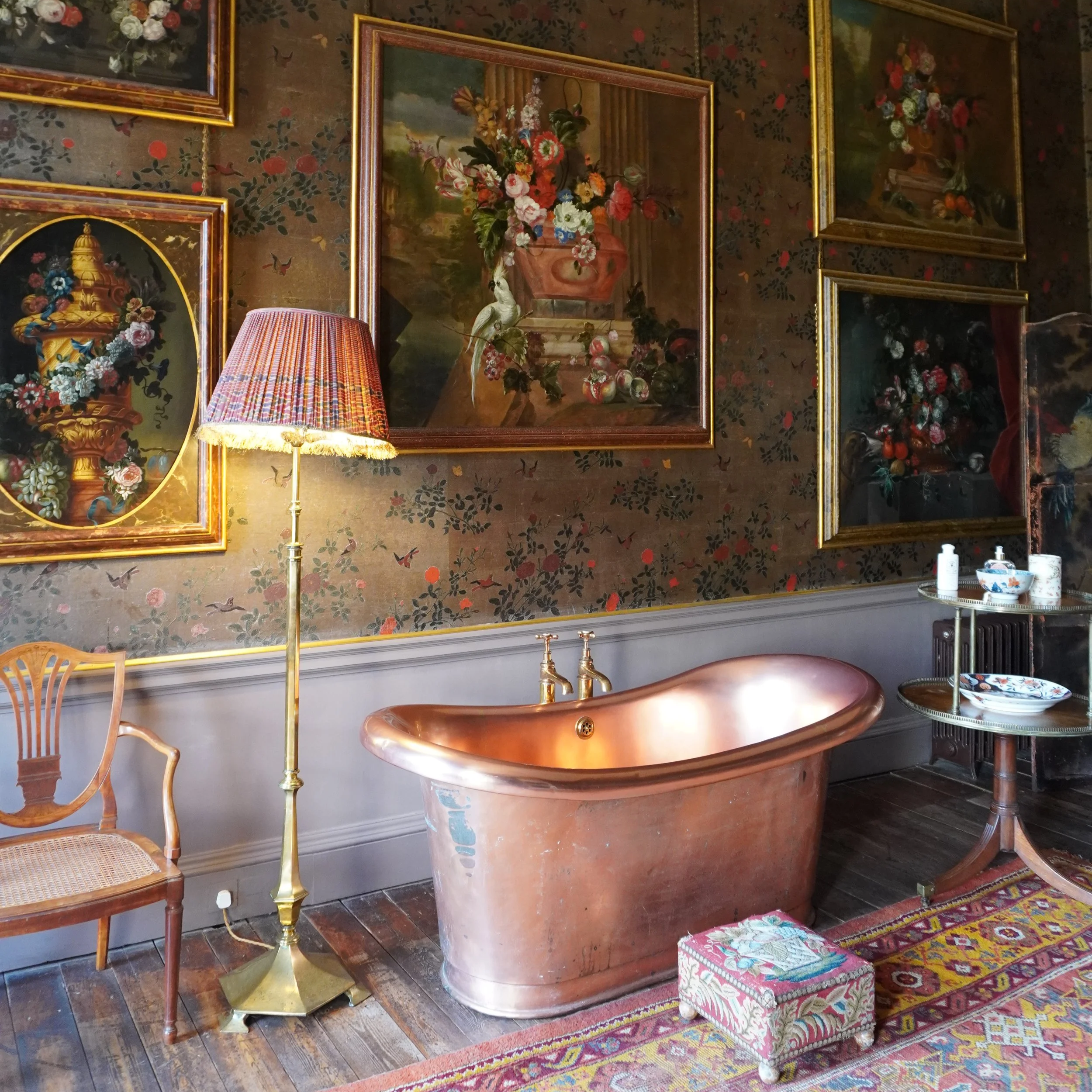 A beautiful new bathroom at Castle Howard