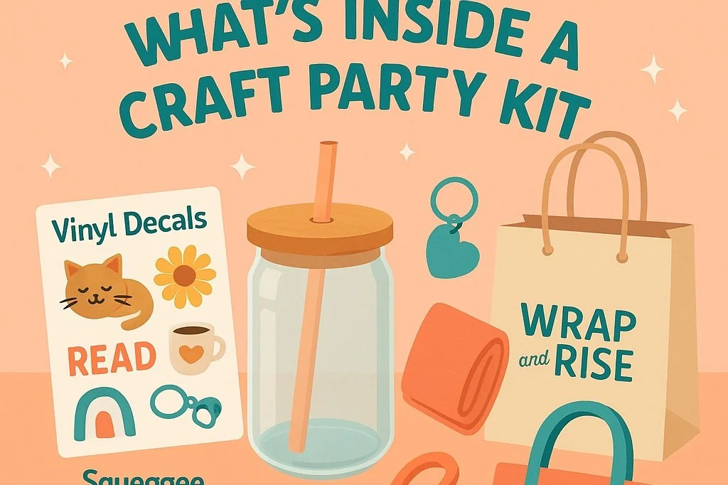 🎁 Behind the Scenes: What’s Inside a Wrap and Rise Craft Party Kit