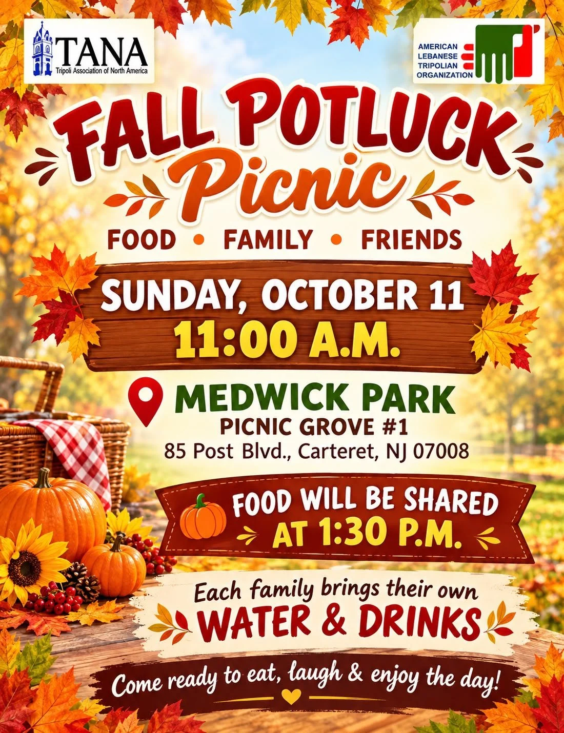 Fall Potluck Picnic