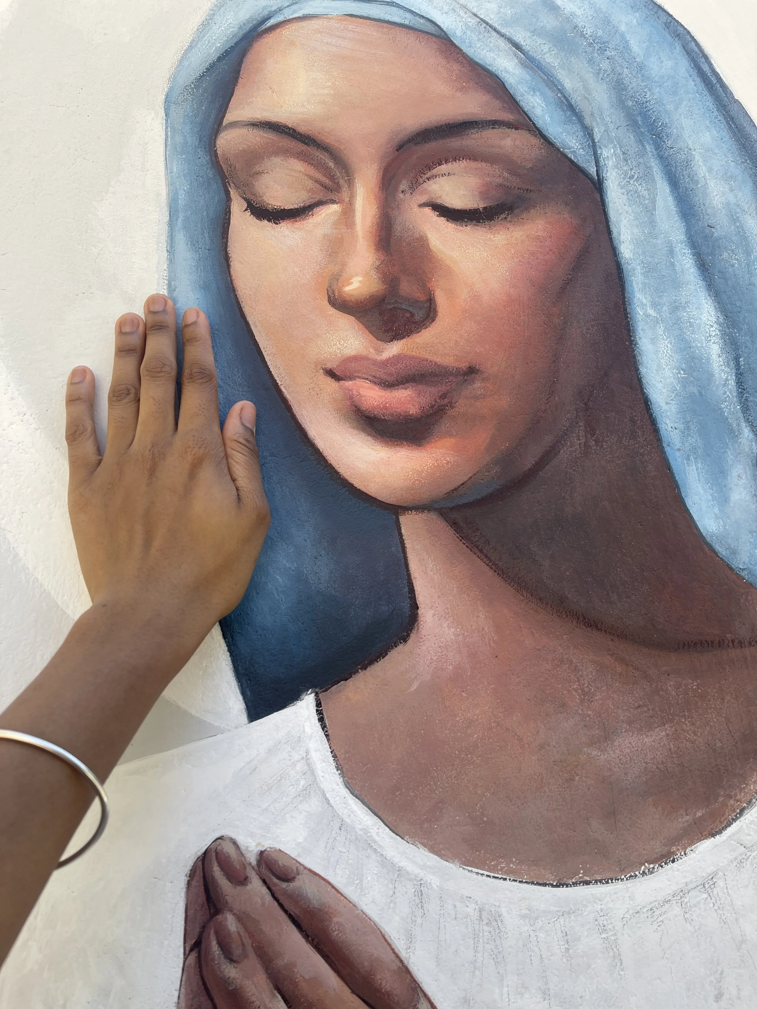 The Immaculate Conception (detail), 5ft x 9ft 