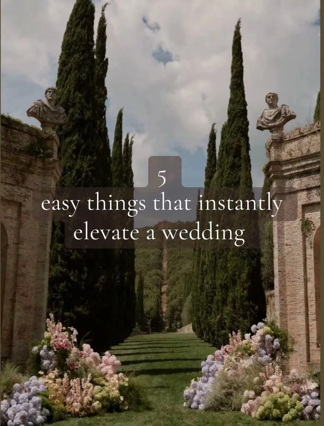 Small design choices that completely change how a wedding feels 🤍✨

#weddinginspiration #bridetobe2026 #italywedding #tuscanywedding #weddingplanningtips