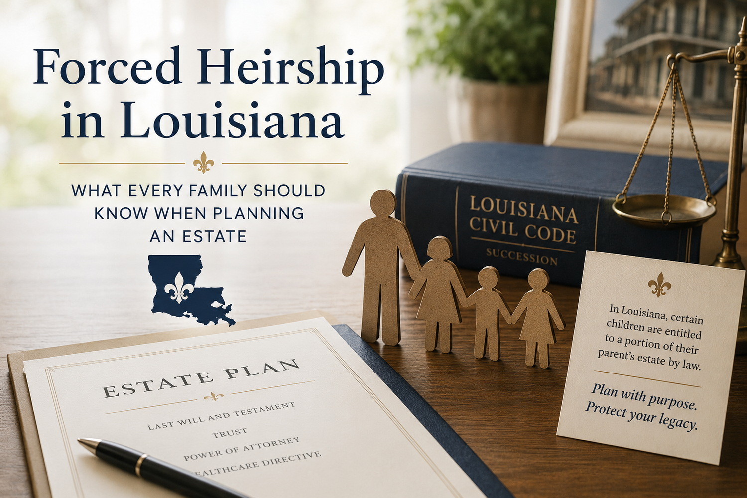 Forced Heirship in Louisiana- What Every Family Should Know When Planning an Estate