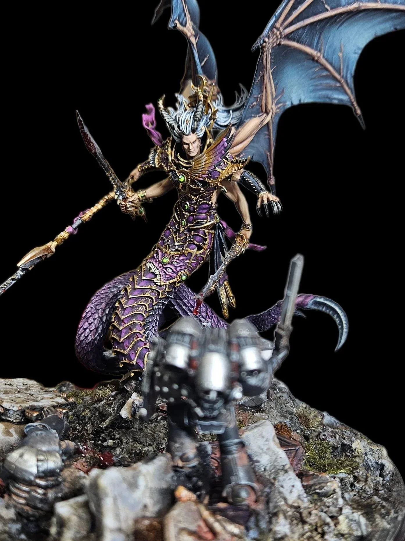 Fulgrim Transfigured (30K) mini diorama - Emperor's Children