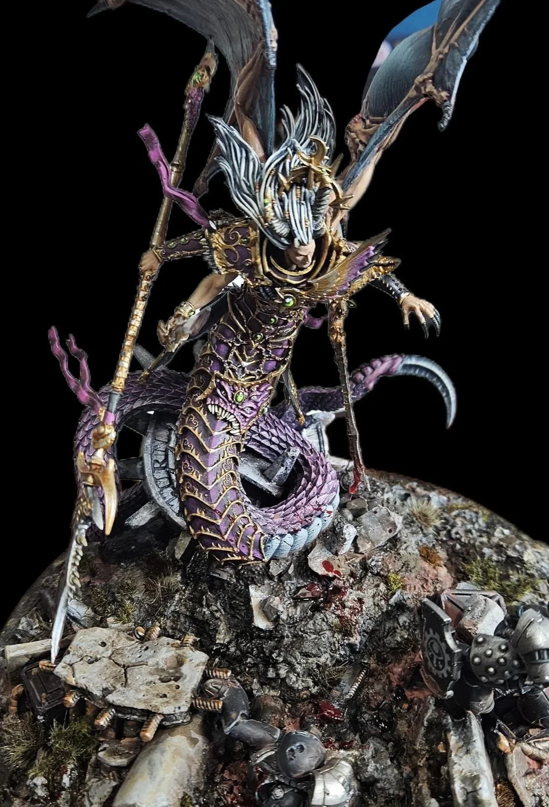 Fulgrim Transfigured (30K) mini diorama - Emperor's Children