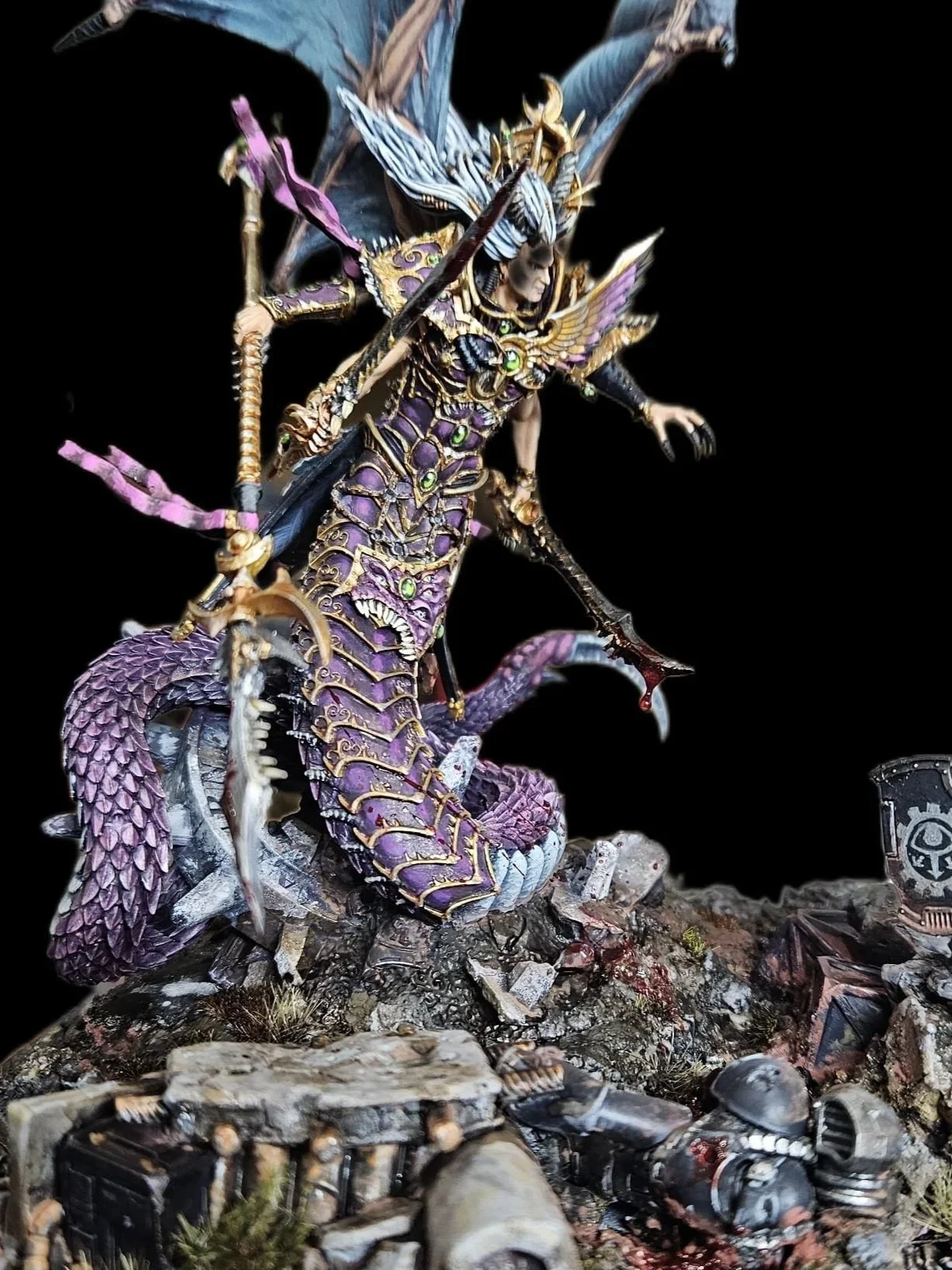 Fulgrim Transfigured (30K) mini diorama - Emperor's Children