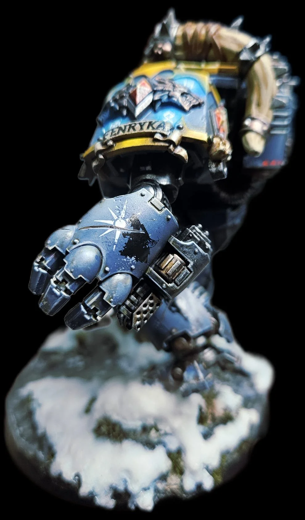 Redemptor Dreadnought - Spacewolves, resin and snow base