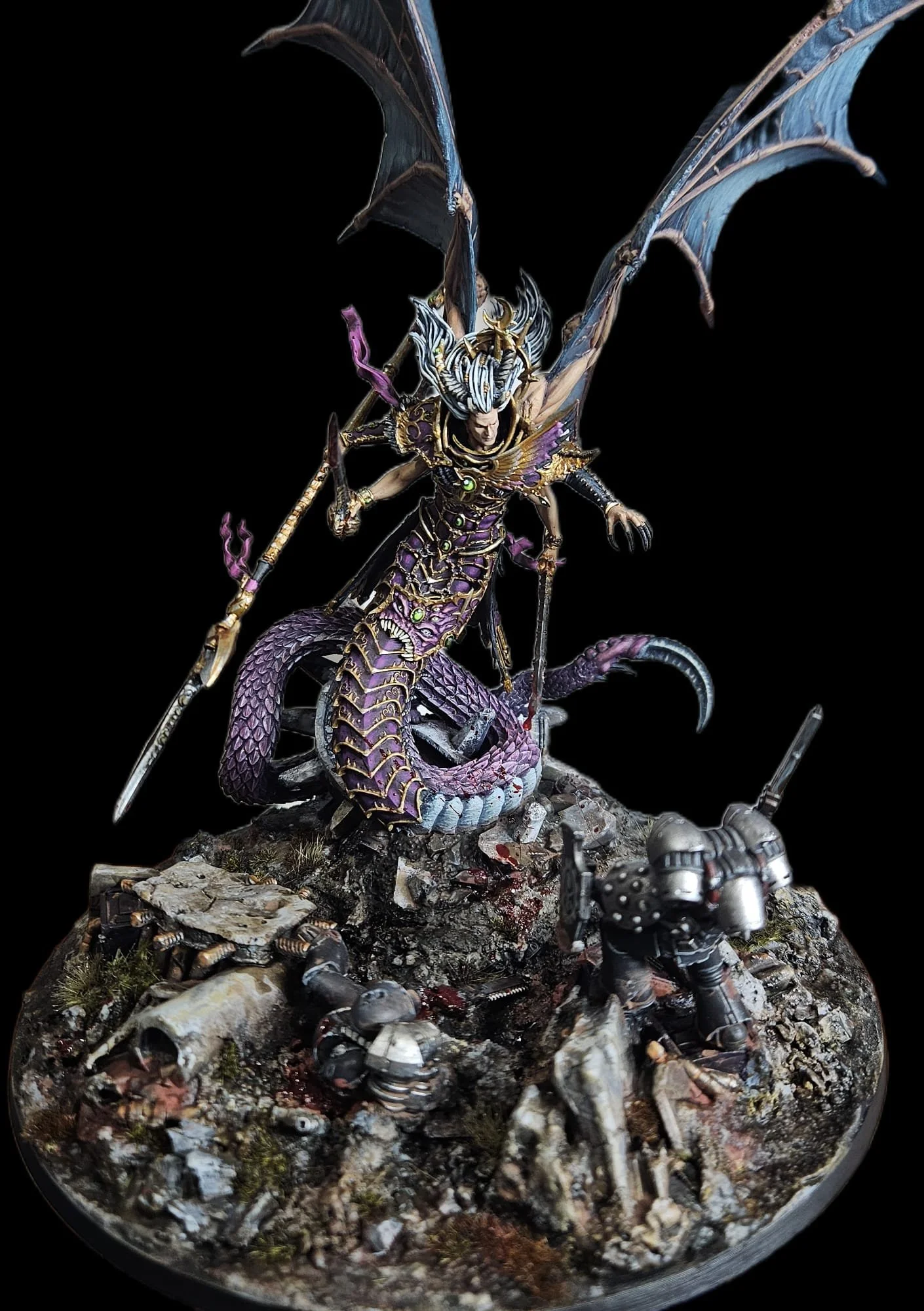 Fulgrim Transfigured (30K) mini diorama - Emperor's Children