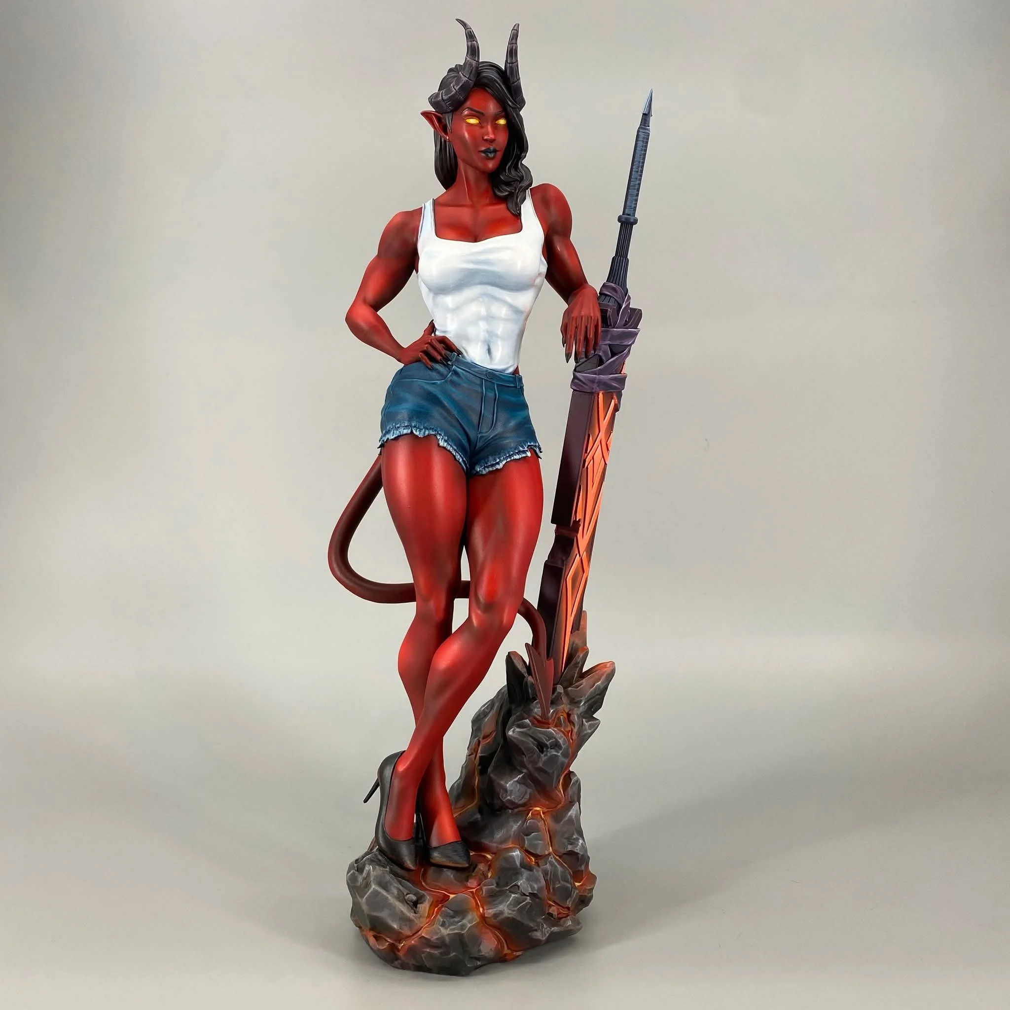 (Sold) Malevola 3d print (STL by Neko Figurines)