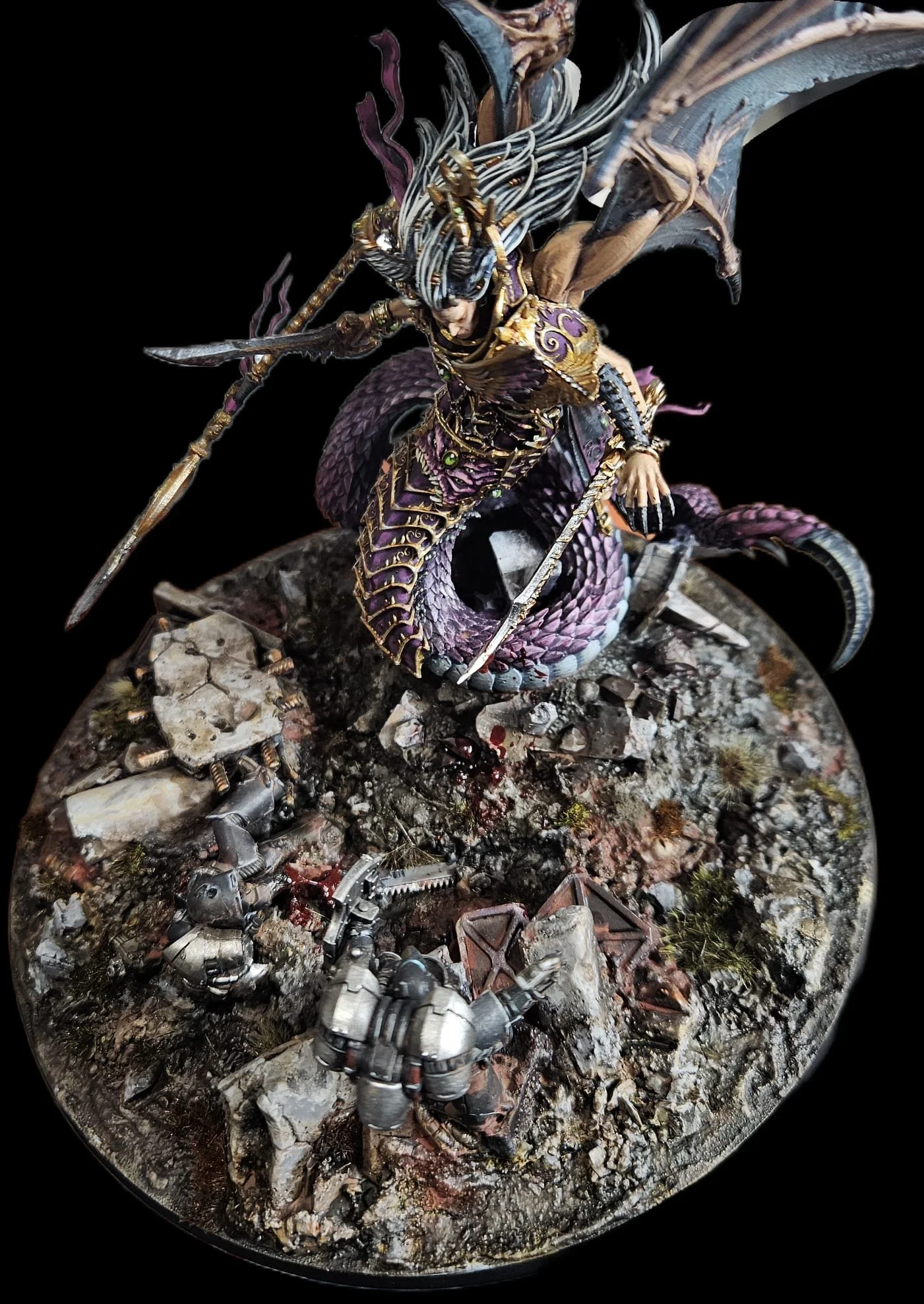 Fulgrim Transfigured (30K) mini diorama - Emperor's Children