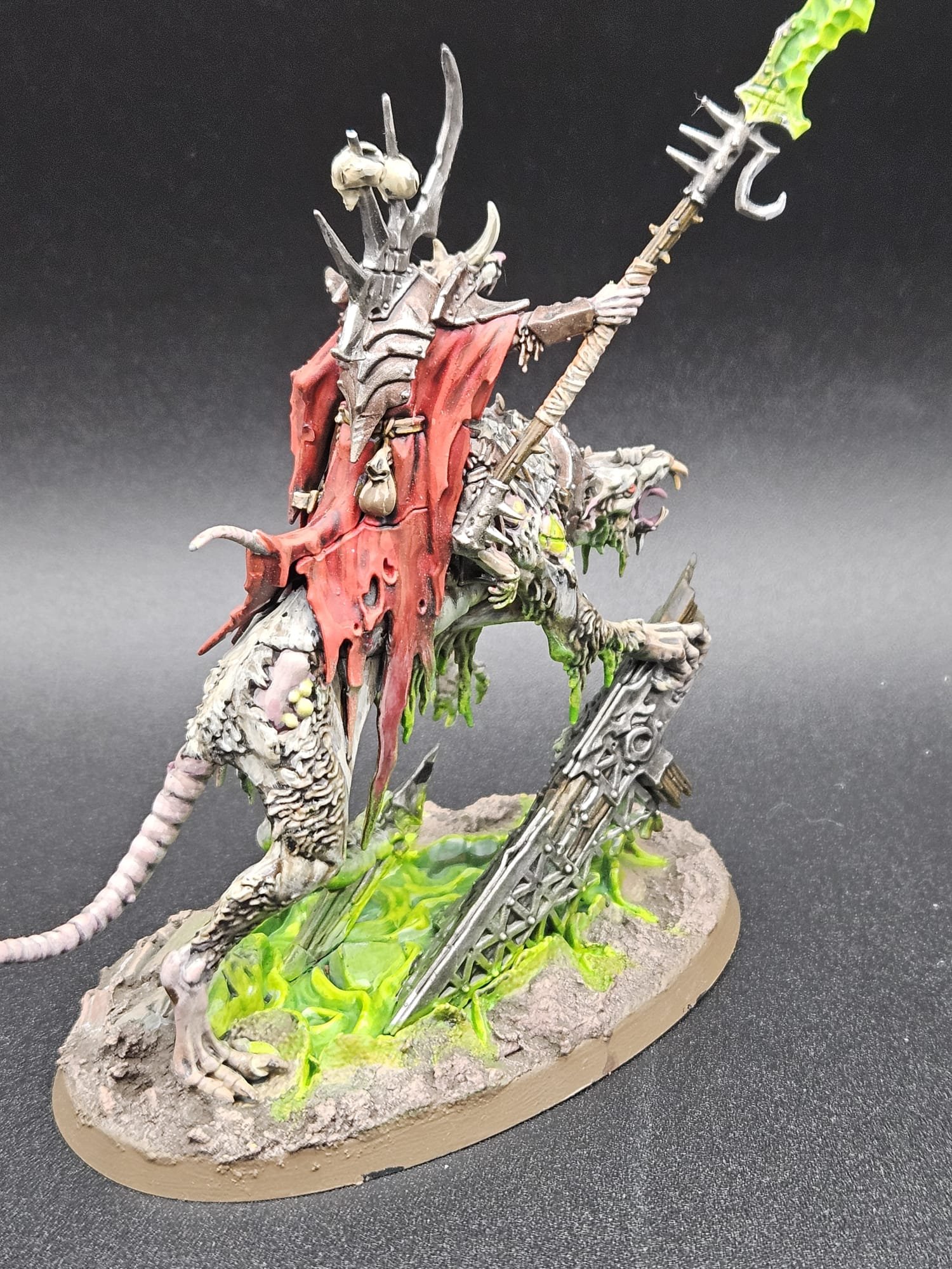 Clawlord on Gnaw-beast, Skaven