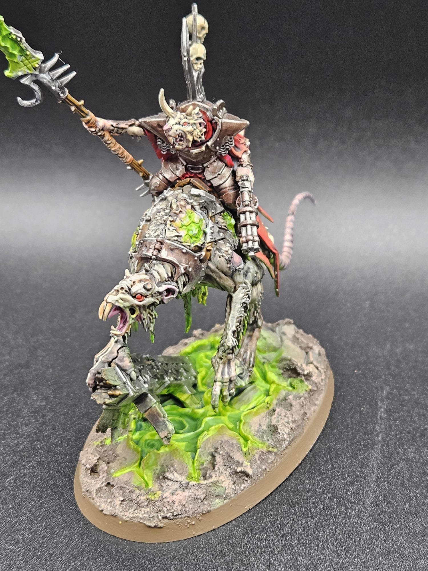 Clawlord on Gnaw-beast, Skaven