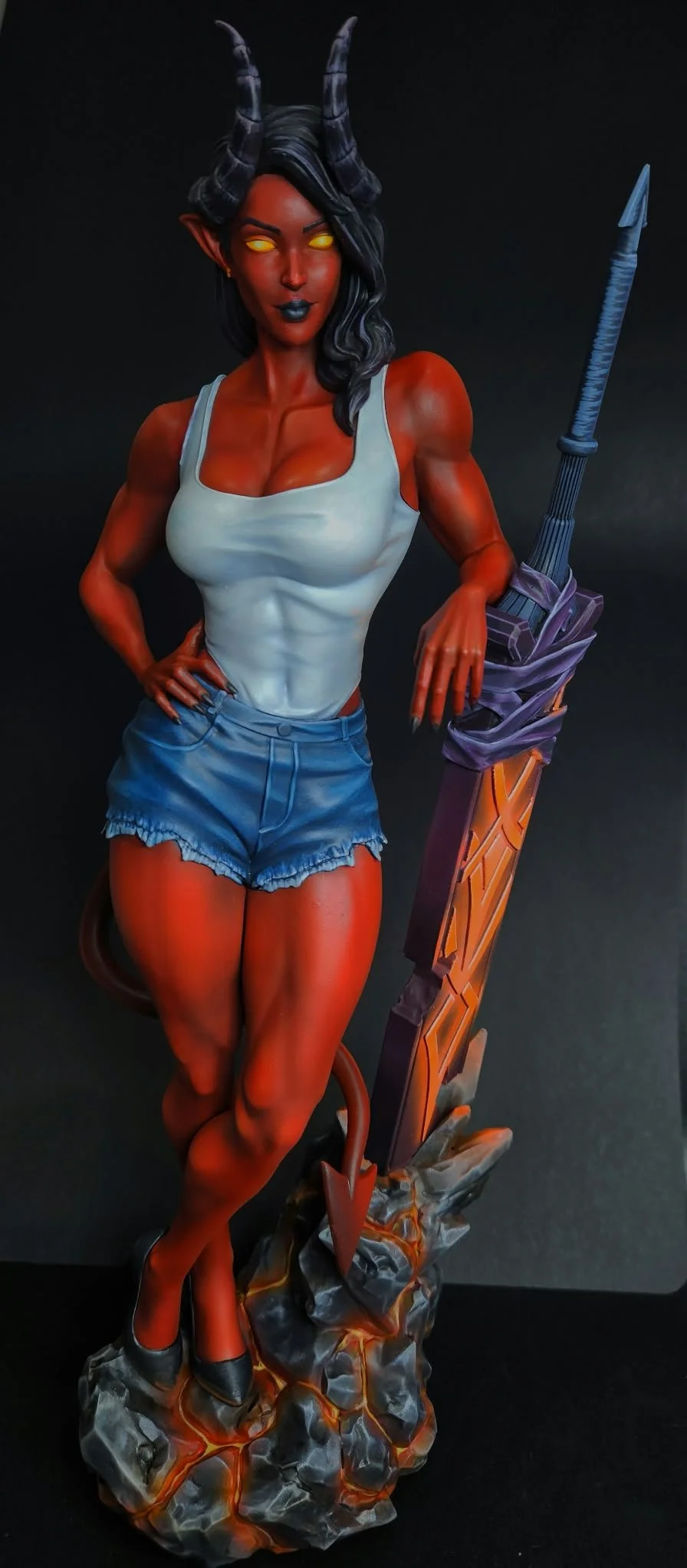 (Sold) Malevola 3d print (STL by Neko Figurines)