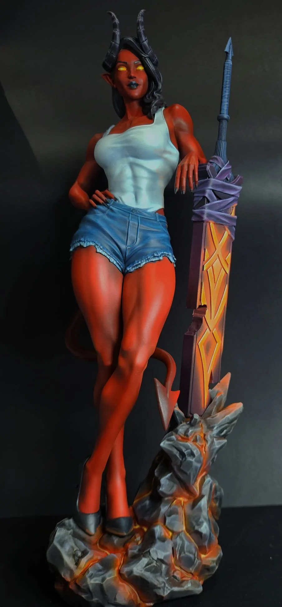 (Sold) Malevola 3d print (STL by Neko Figurines)