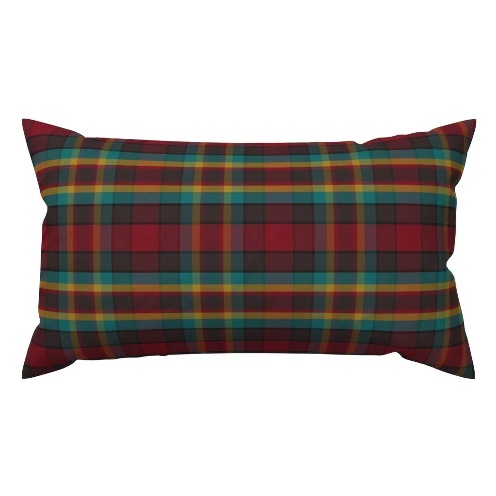 Holiday inspired tartan which coordinates with other patterns for the holiday season.