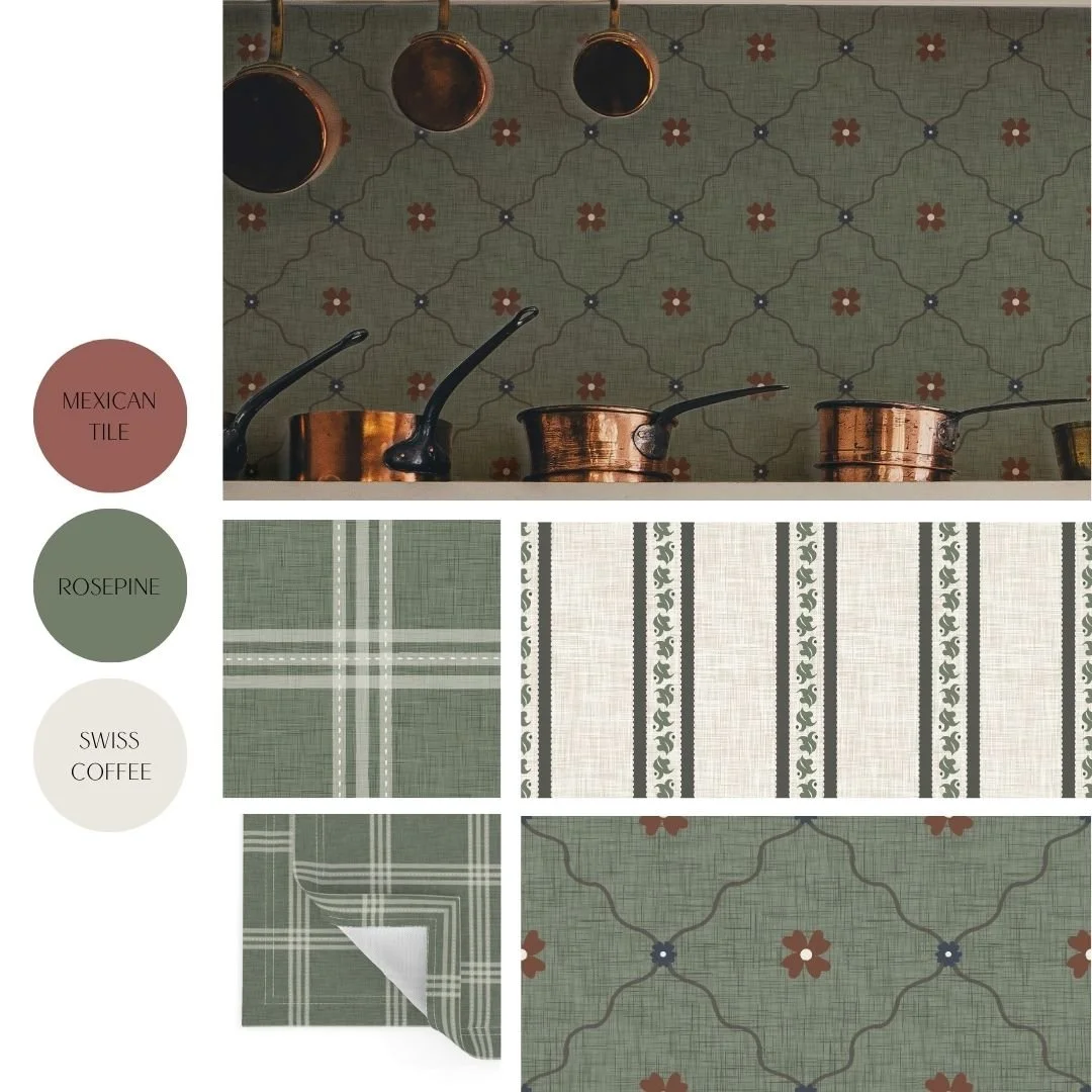 Simple patterns for those who love Chris Loves Julia aesthetic home decor - perfect for vintage, cozy wallpaper, bedding, table linens and more.