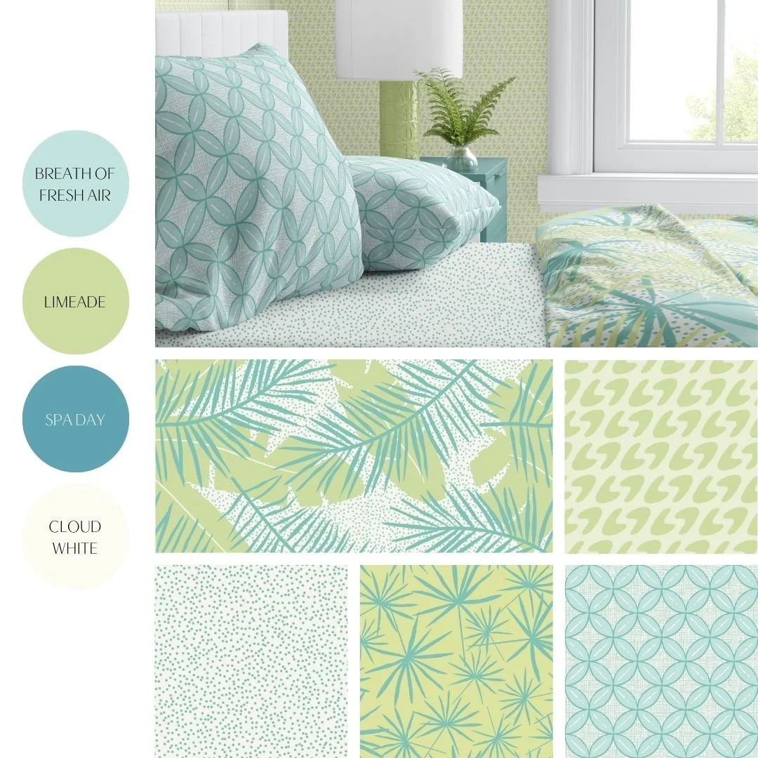 Napili Palms | Tropical palm fronds and banana leaves. Bold, nature-inspired design adds vibrant island charm your home decor.