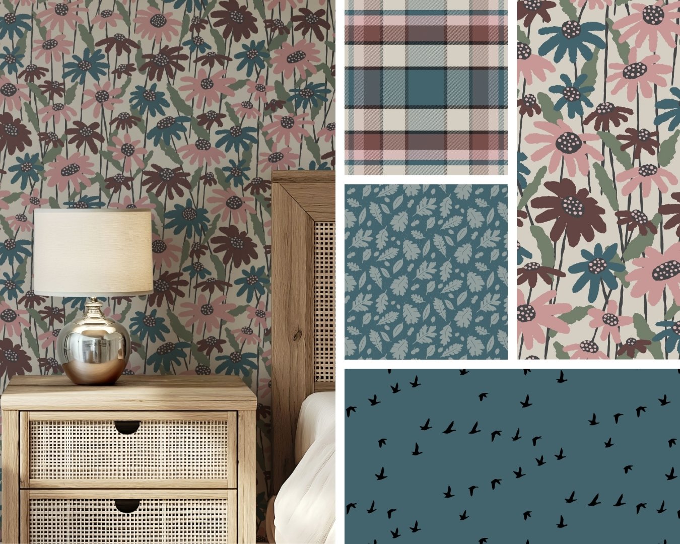 AUTUMN COTTAGE HOMESTEAD | Cone flowers, falling leaves, flying geese and plaid create a cozy vibe as autumn arrives.