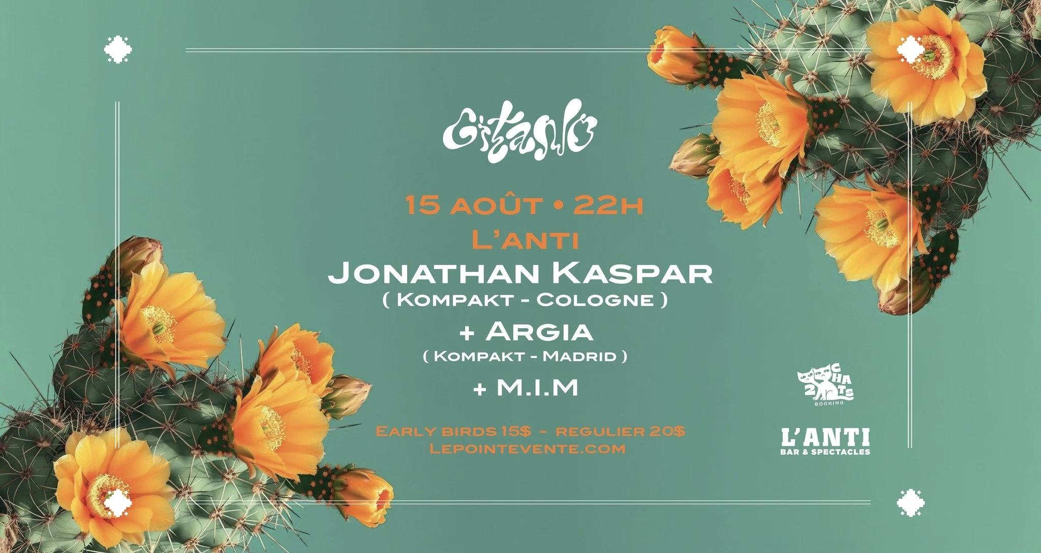 Gitano : Jonathan Kaspar (Kompakt) Argia (Kompakt) M.I.M