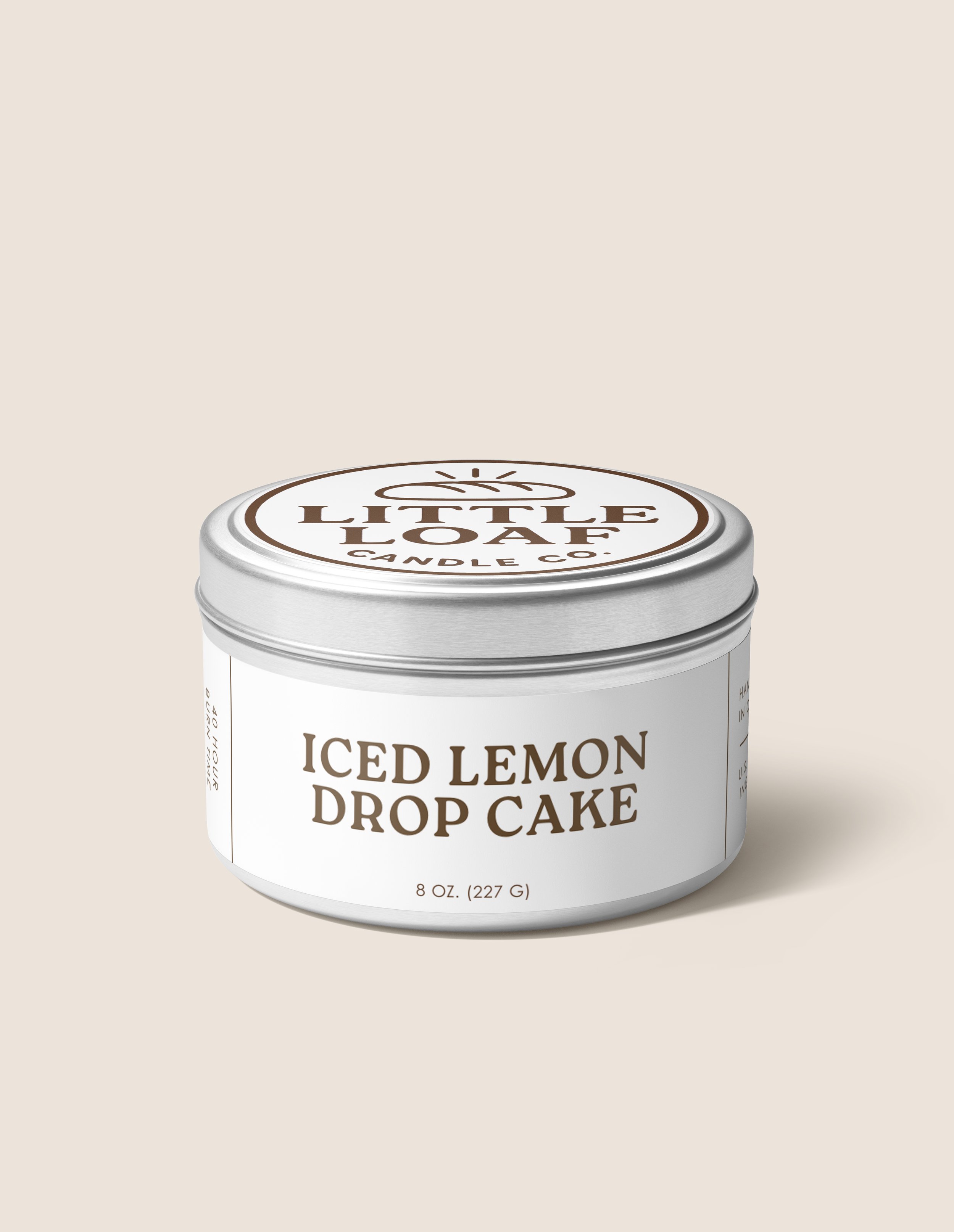 Iced Lemon Drop Cake Candle
