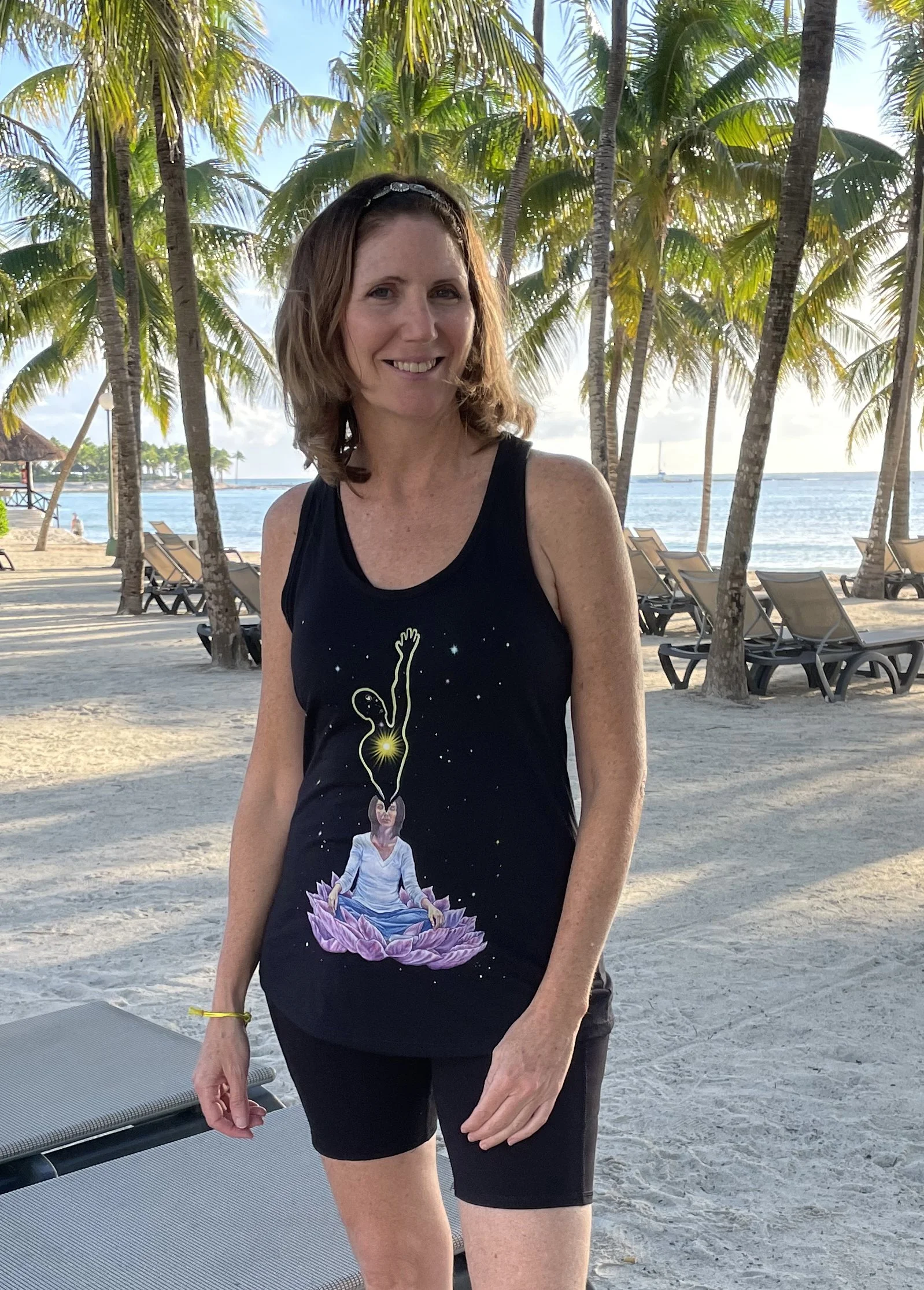 'Rebirth' Women’s fitted racerback tank top