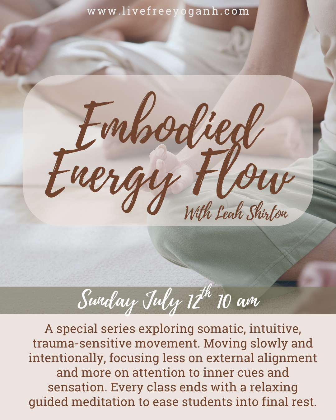 Embodied Energy Flow w/ Leah Shirton