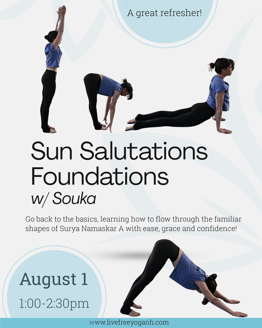 Sun Salutations Foundations Workshop w/ Souka