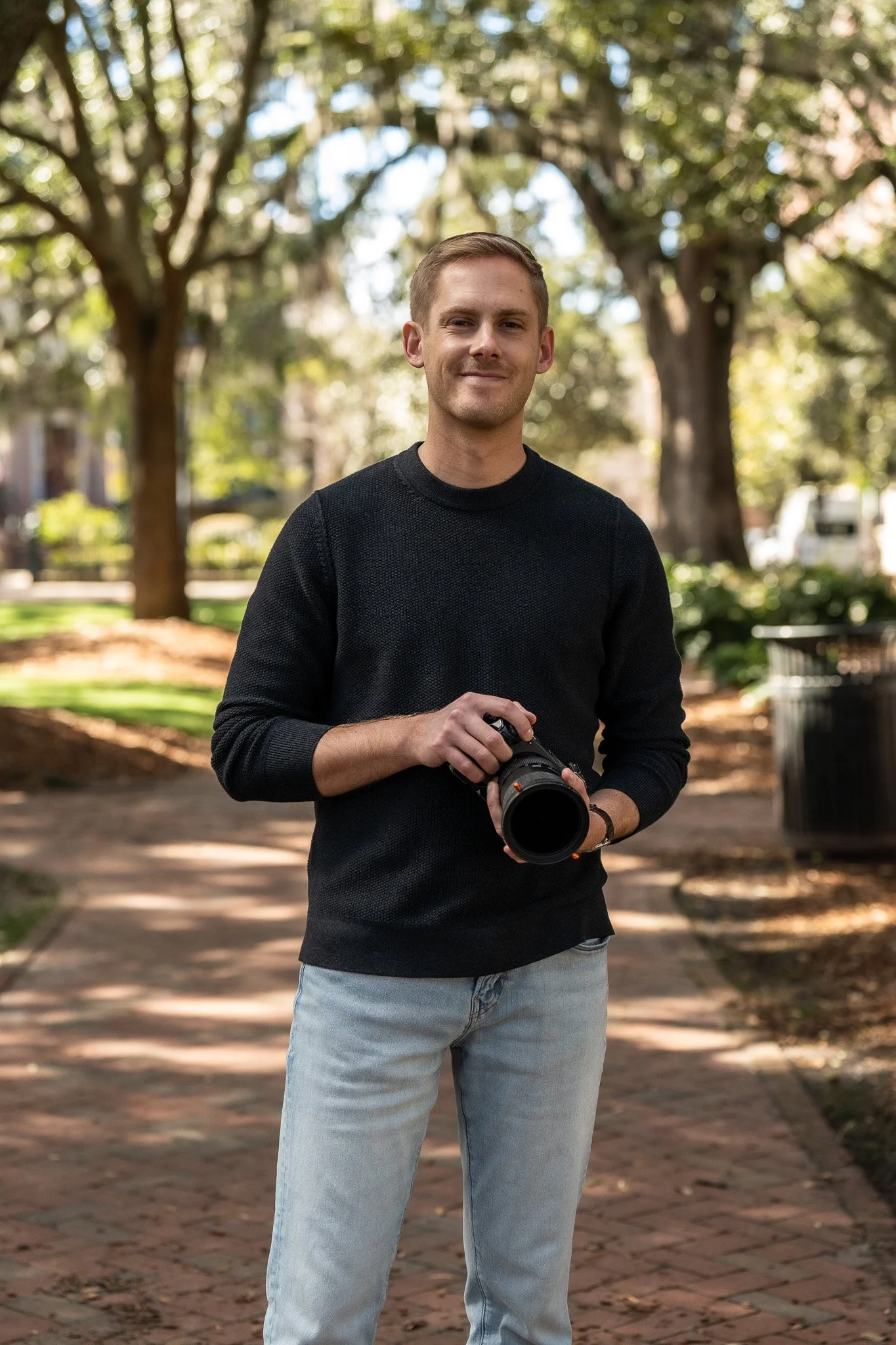 Shane Sebuck, Savannah wedding videographer In Forsyth Park