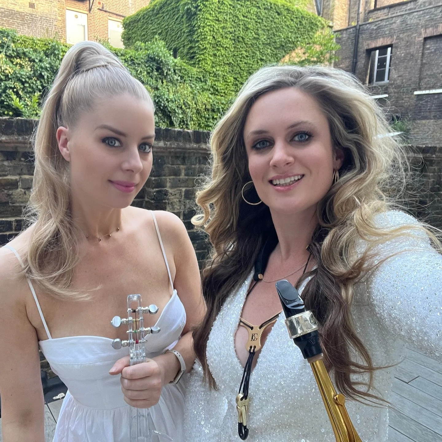 Sax &amp; Violin at Annabels ( fyi, we did not play to an empty room or in a bathroom 😂 - not allowed photographs at the event) #annabels #annabelsmayfair #sax #violin #dj #djlive #music #musician #eventsprof #profevents #saxviolin