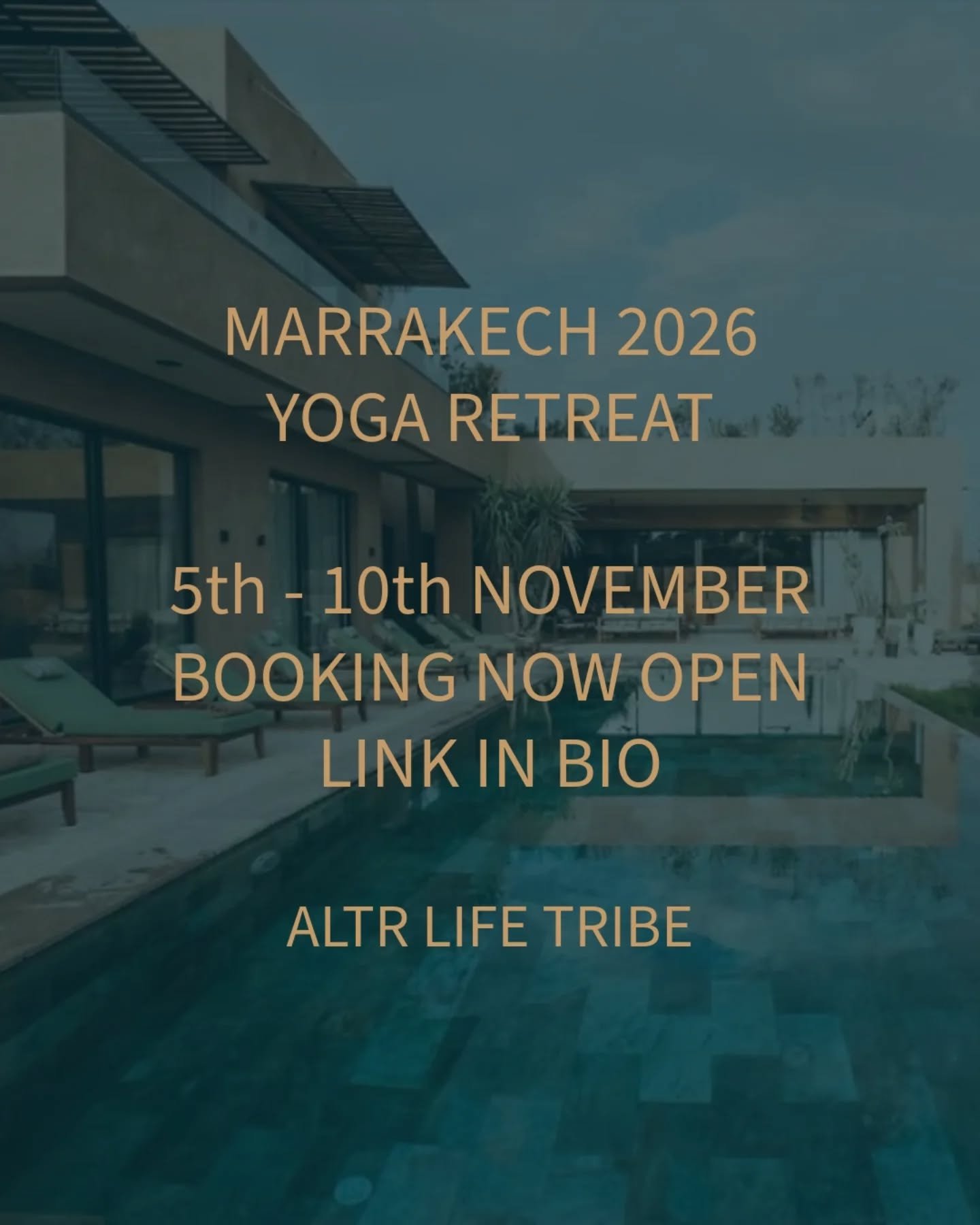 Marrakech 2026 booking is now open for those on the wait-list! 

You have 48 hours to book your space before this retreat goes on general release on Sunday at 5pm. 

Check your inbox! 📥