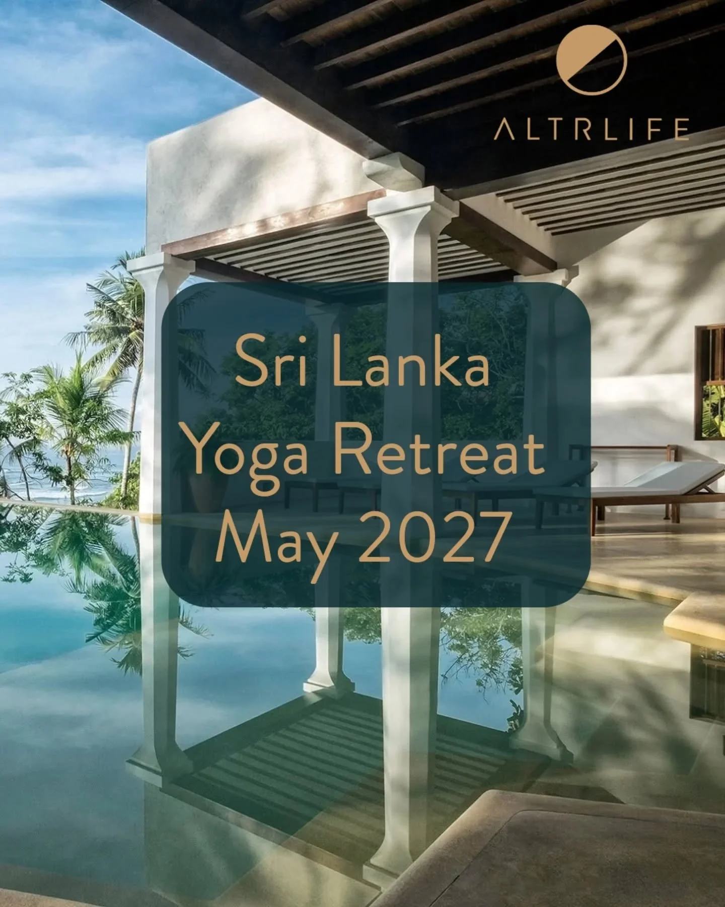 Sri Lanka 2027 🌴 | ALTR Immersion

Enjoy 7-nights at our luxury retreat on Sri Lanka&rsquo;s breathtaking South Coast at ON Houses, Weligama. 

What you&rsquo;ll experience:

😌 Somatic-led yoga &amp; nervous system regulation.
🌬️ Breathwork &amp; 