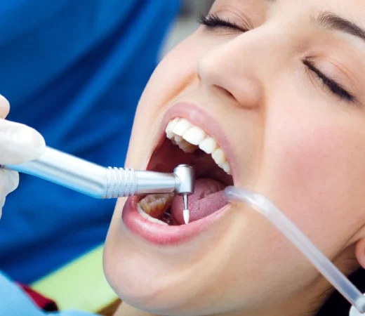 Family visiting dental office in Irvine