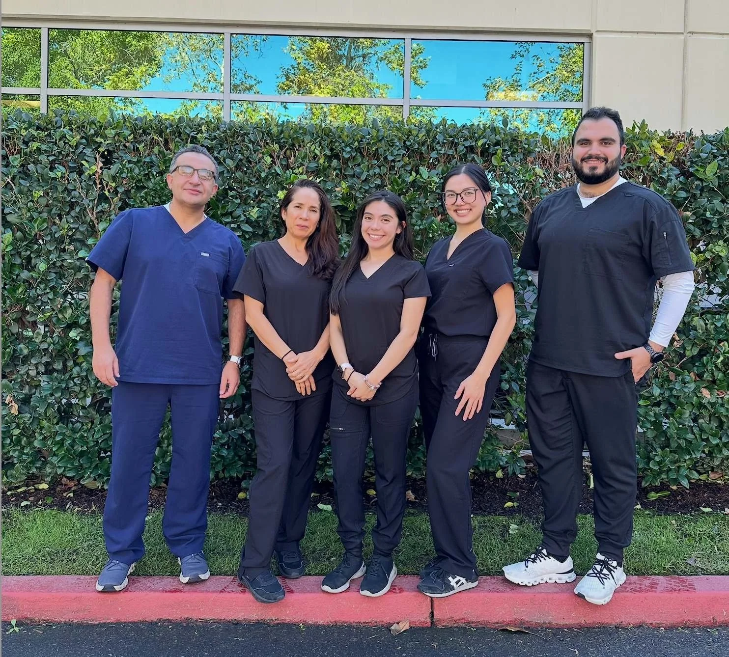 Full Sand Canyon Dental staff group photo in Irvine