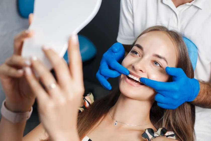 Reviewing a smile makeover plan