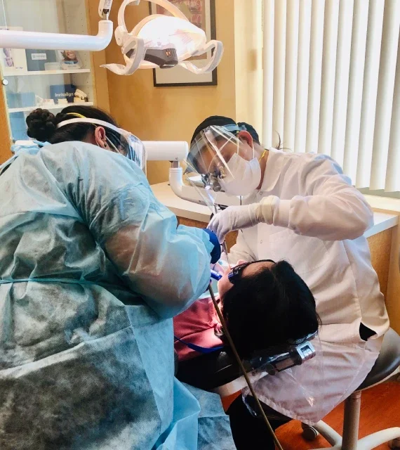 Dental checkup for an Irvine patient