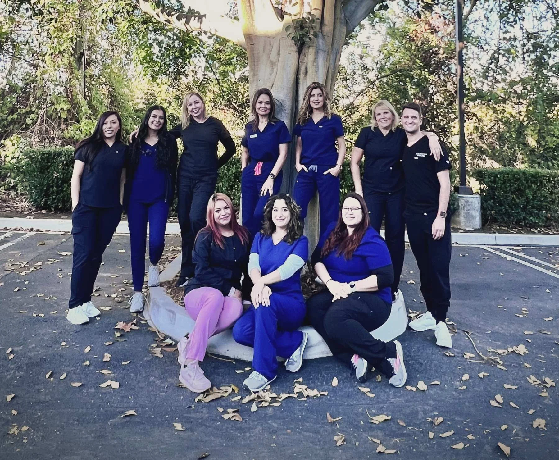 Sand Canyon Dental team group photo - Irvine dentist office staff