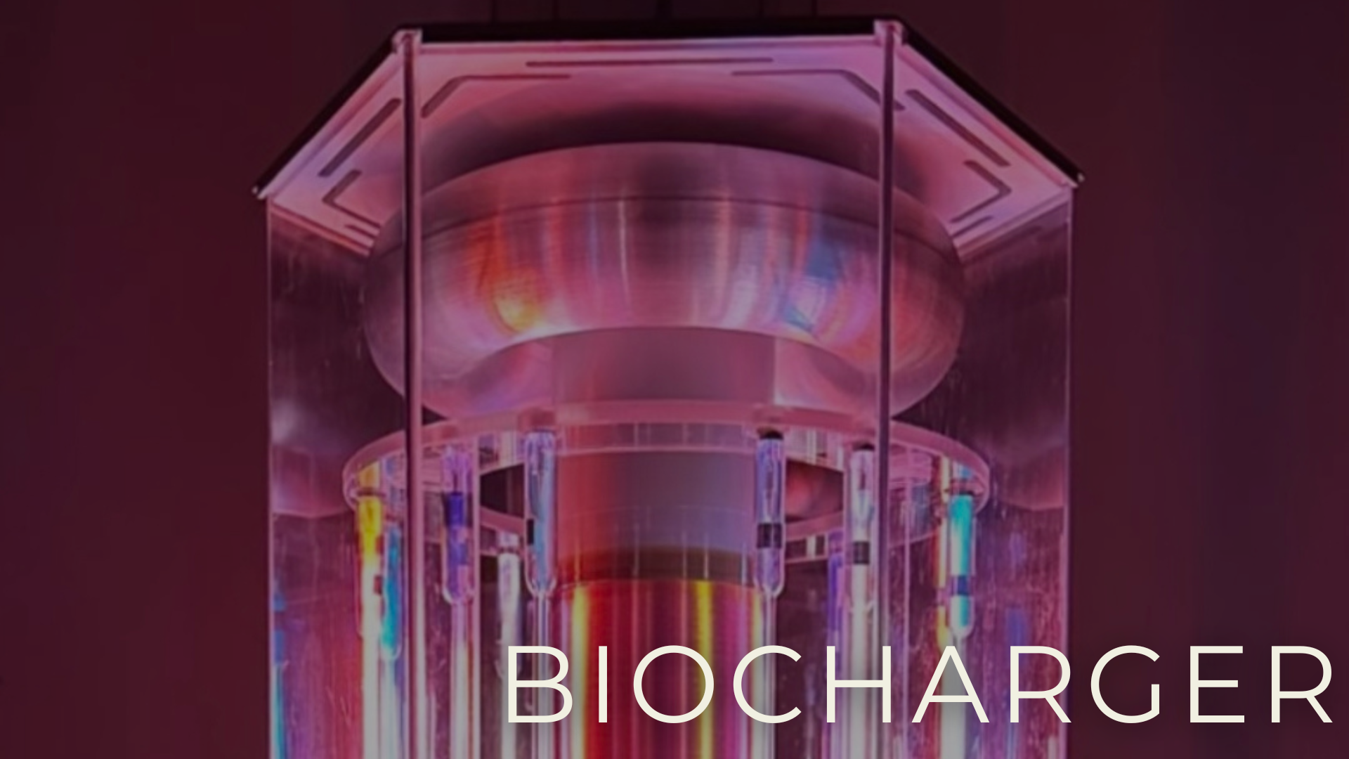 BioCharger frequency therapy device at Inner Space clinical wellness center used to support cellular energy and nervous system regulation.