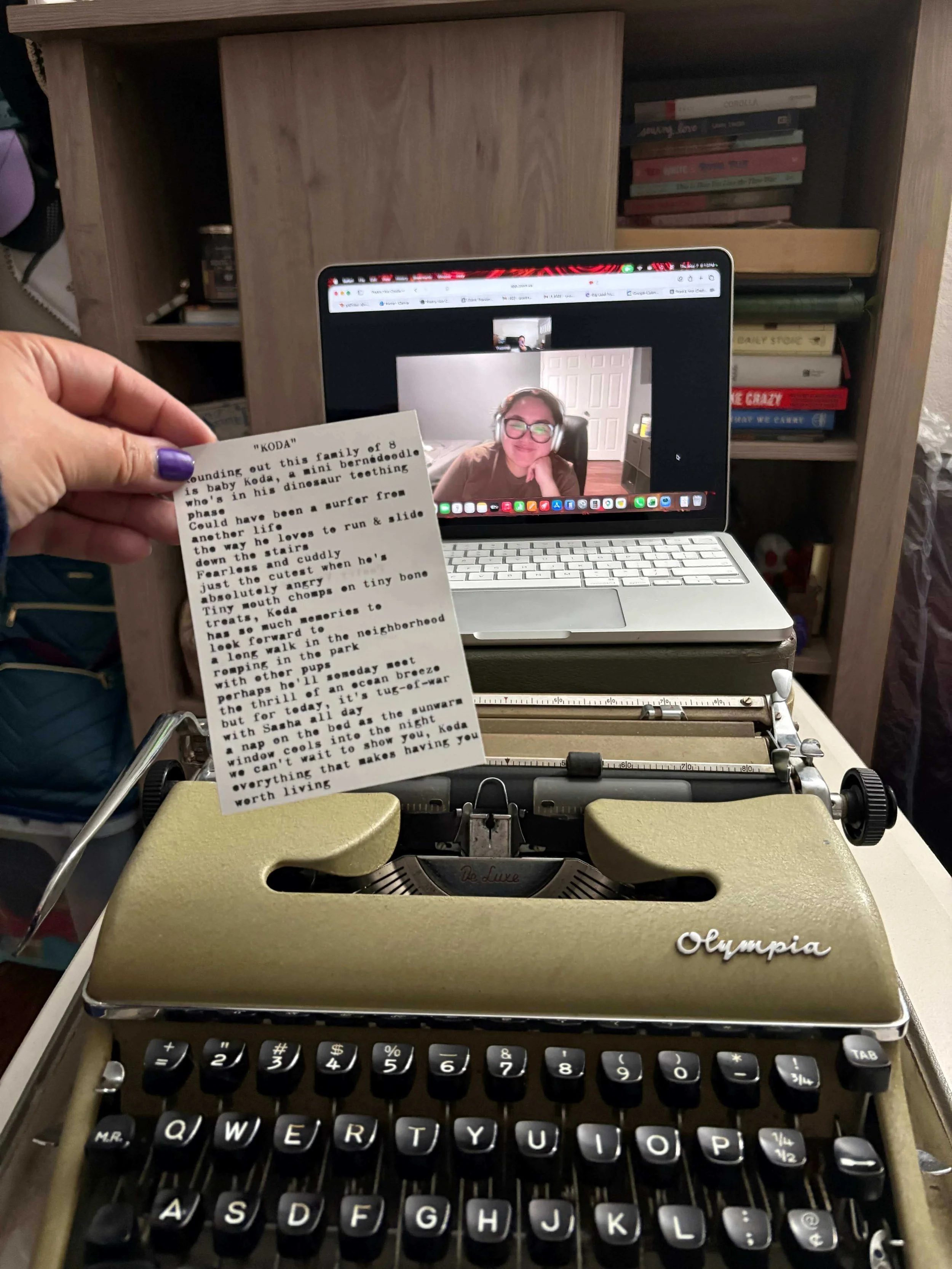 Custom Poem (video call session)